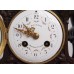 Композиция антикварная "Каминные часы с вазонами"