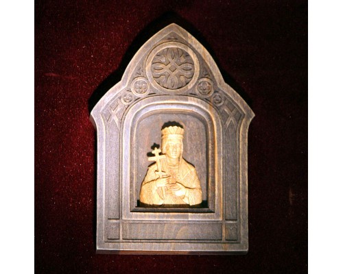 Икона - барельеф миниатюра "Св. Великомученица Княгиня Ольга"